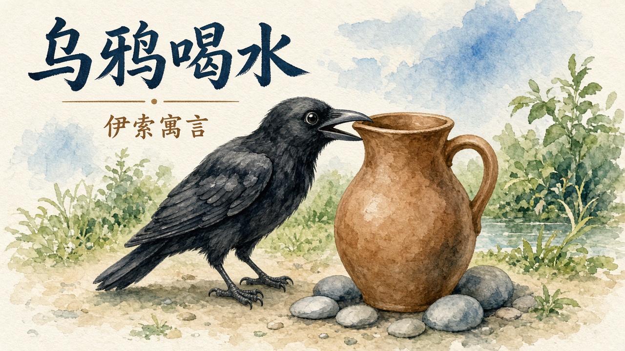 乌鸦喝水封面