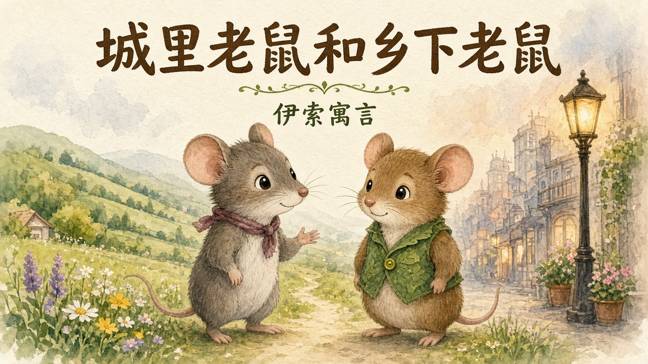 城里老鼠和乡下老鼠封面